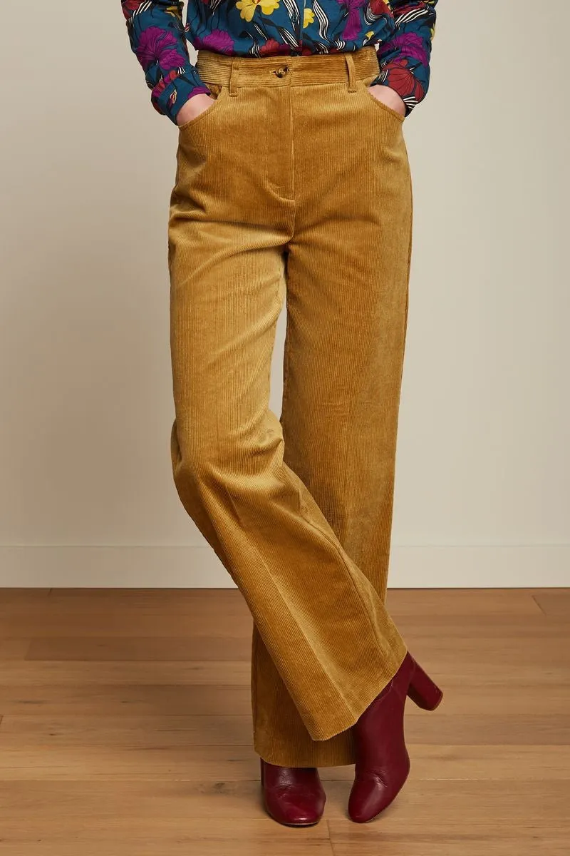 MARCIA PANTS CORDUROY MUSTARD