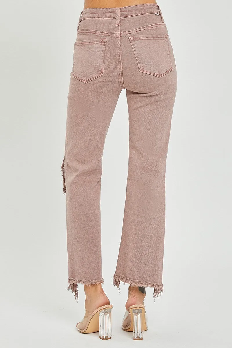 Maris Curvy High-Rise Straight Pants