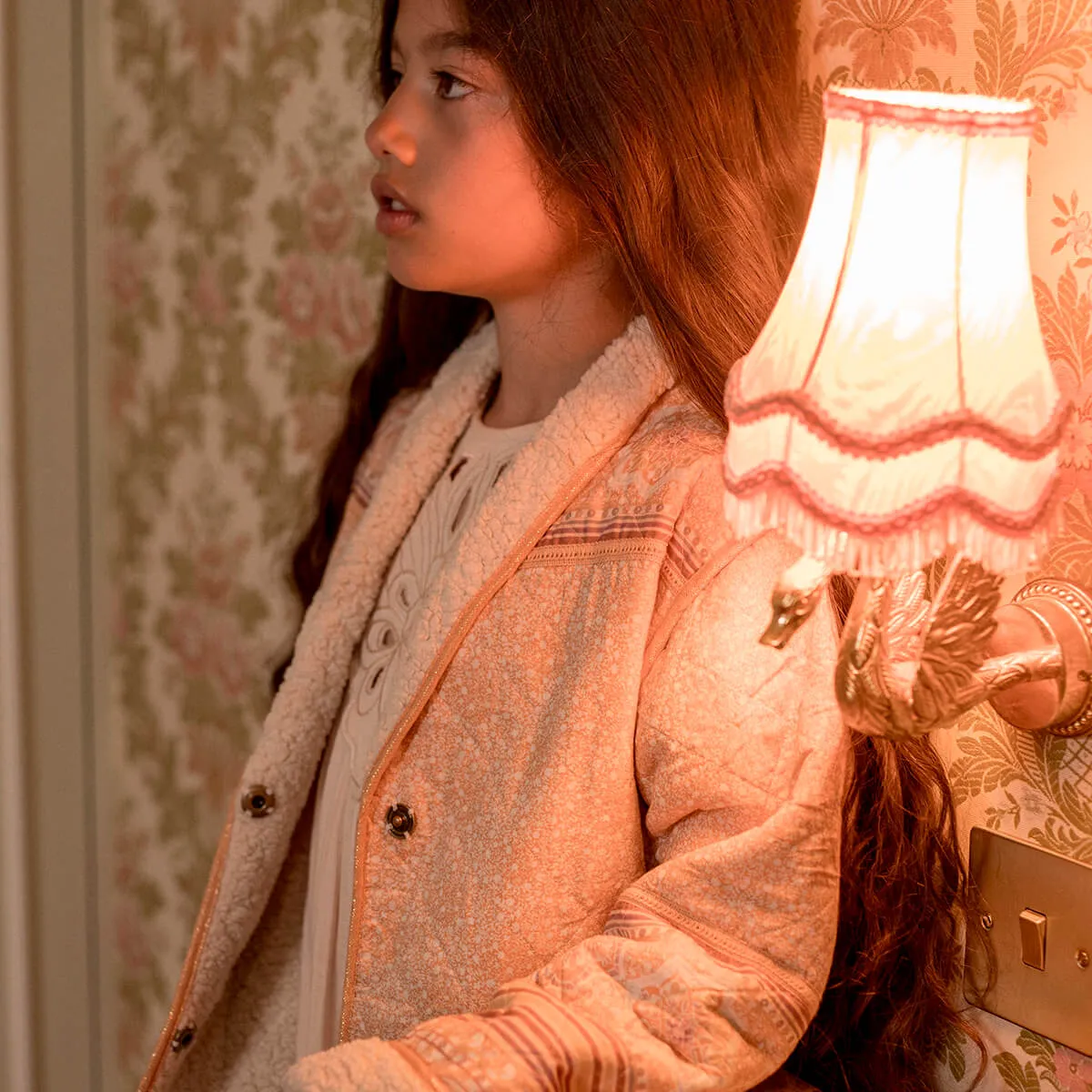 Meadow Jacket in Tuscan Peach by Faune