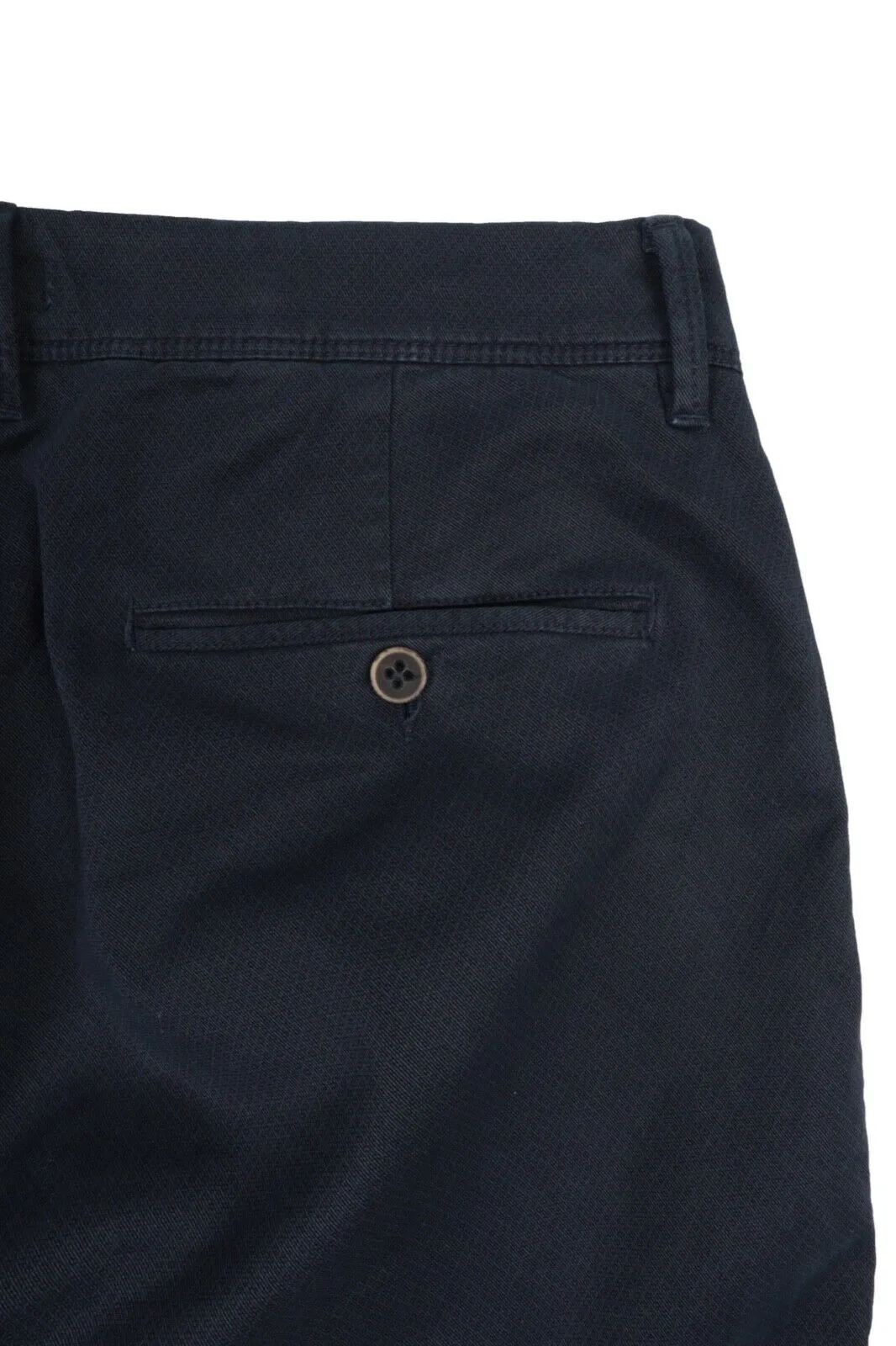 Men's L.B.M. 1911 Navy Blue Cotton Pleated Chino Pants Trousers Size 52 R