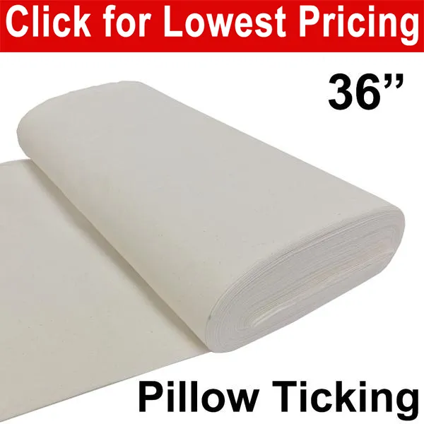 Pillow Ticking 36" Wide