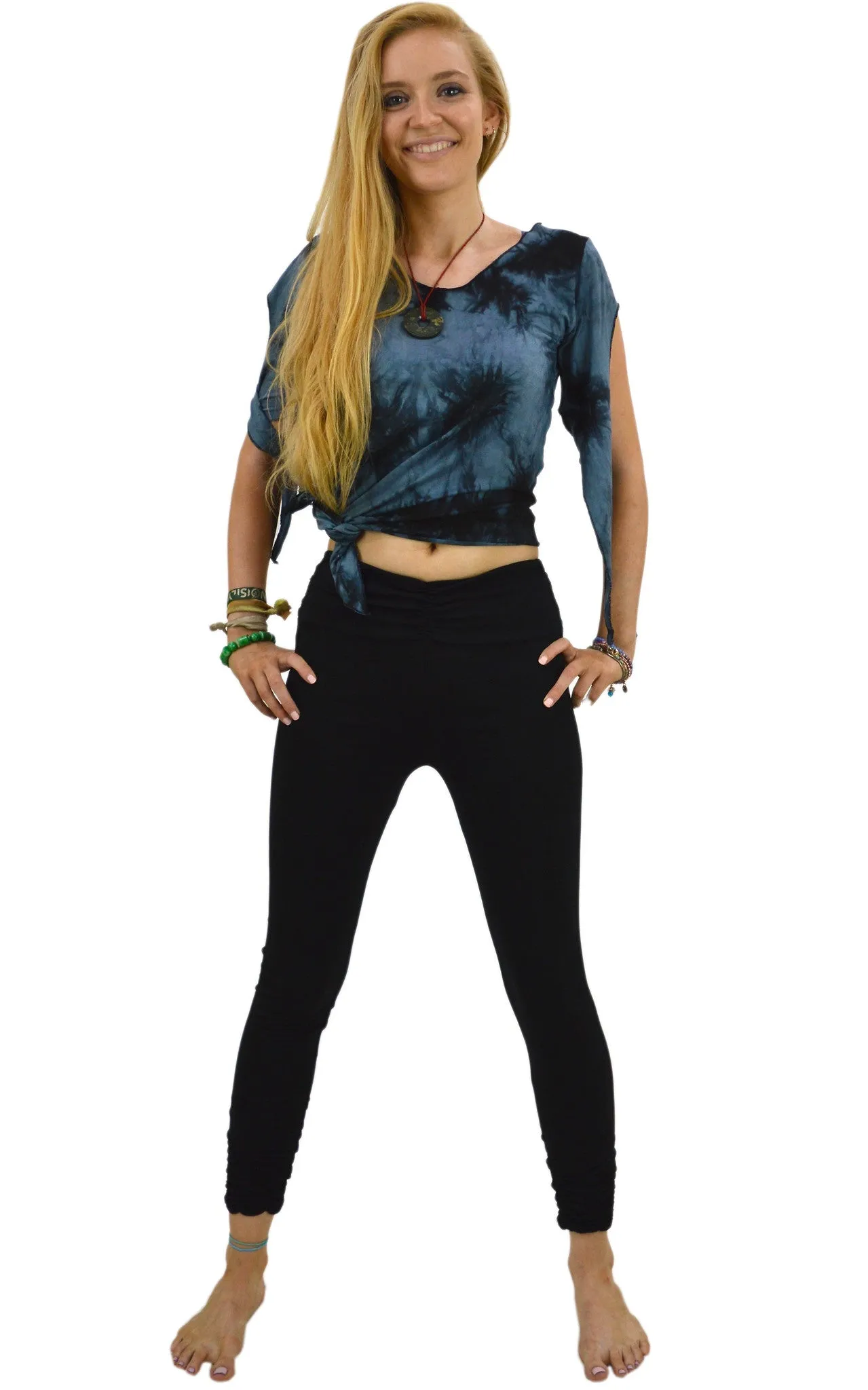 Pixie Pointy Slashed Sleeve Top