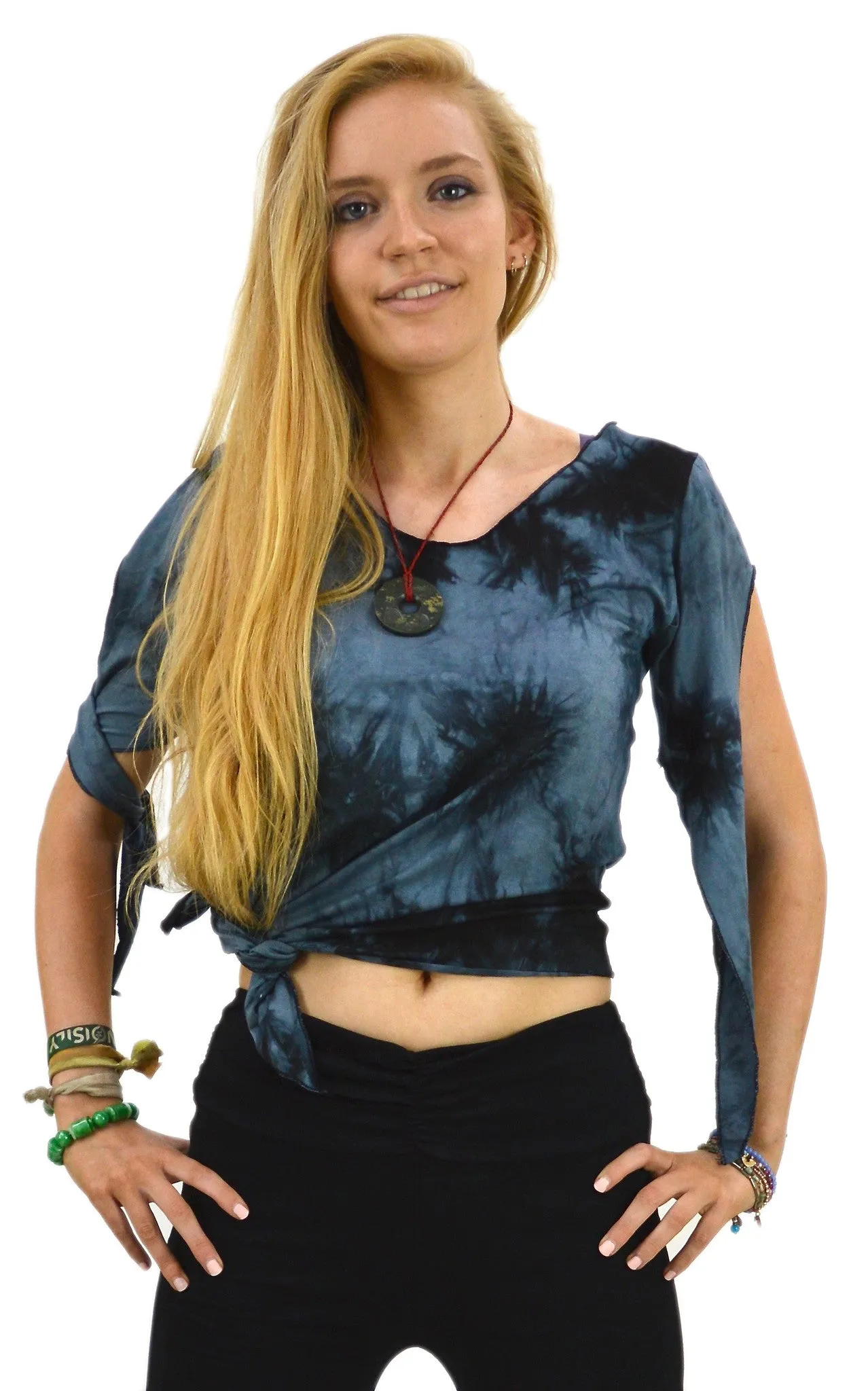 Pixie Pointy Slashed Sleeve Top