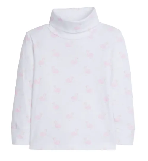 Printed Turtleneck - Swan Lake
