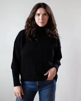 Ray Roll Neck in Black