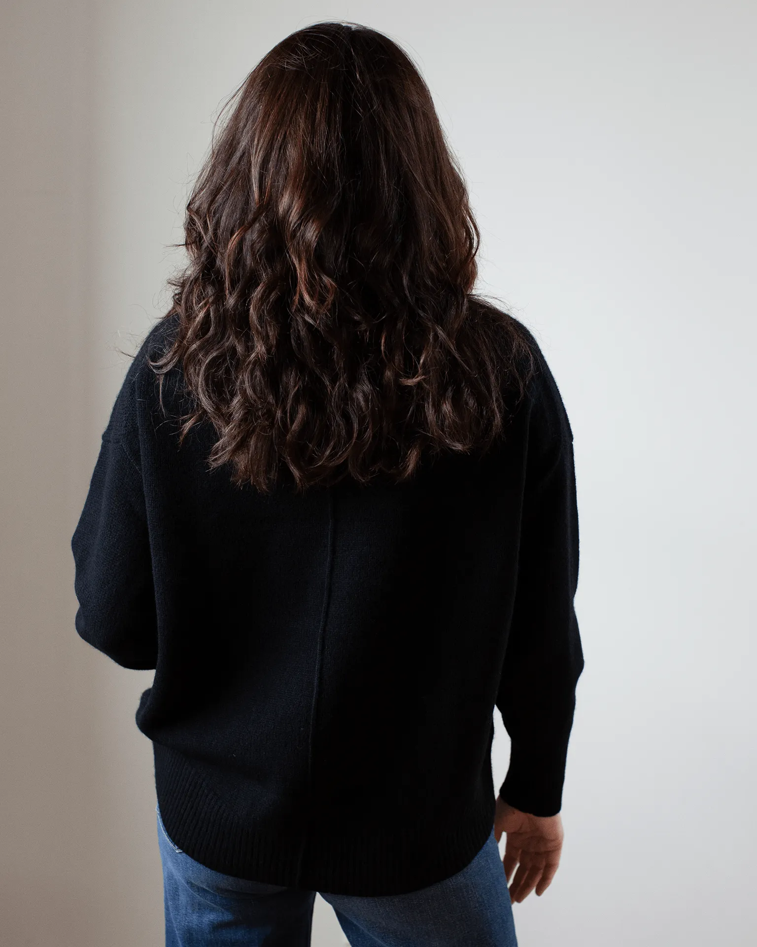 Ray Roll Neck in Black