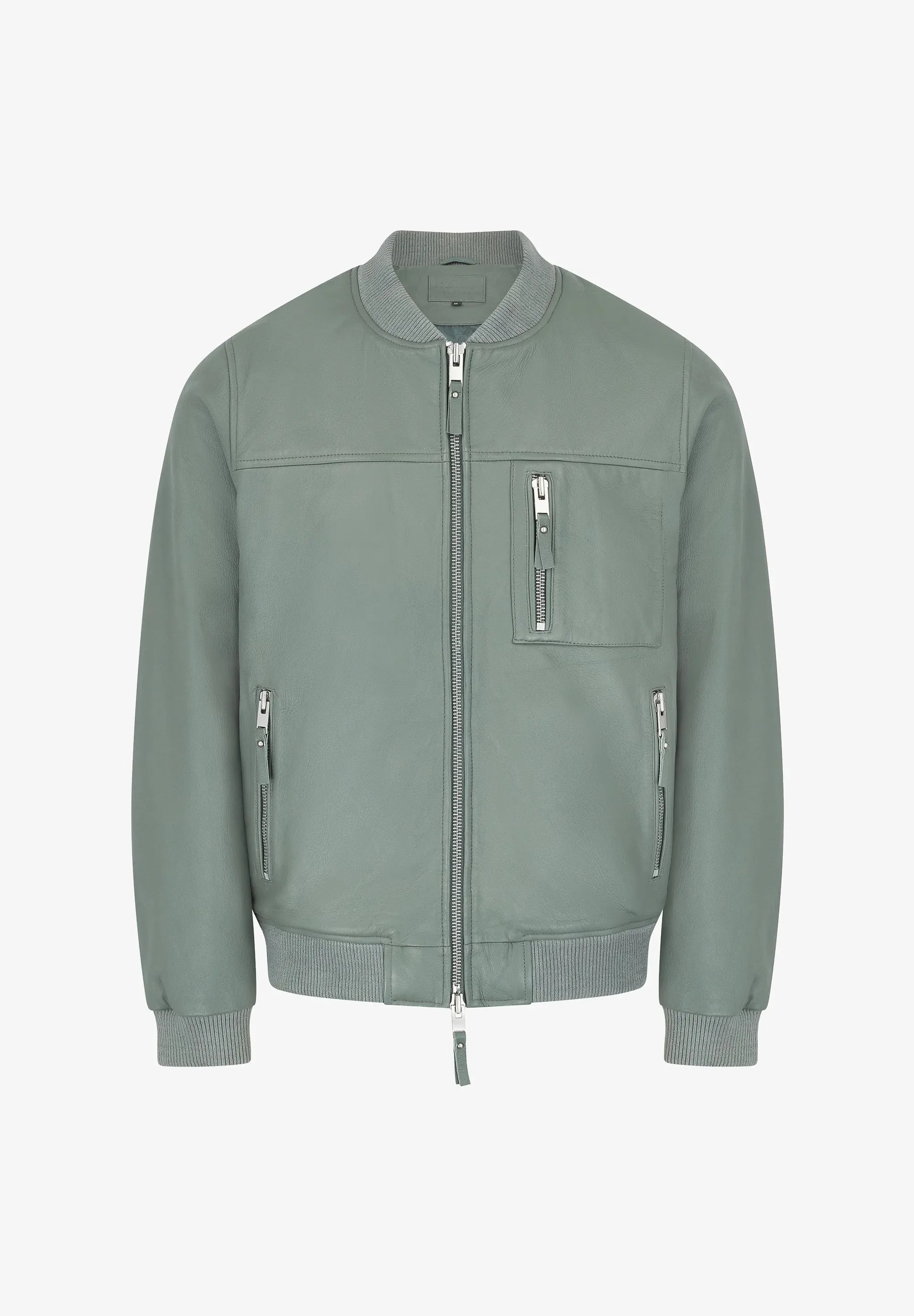 Real Leather Tommy Bomber Jacket