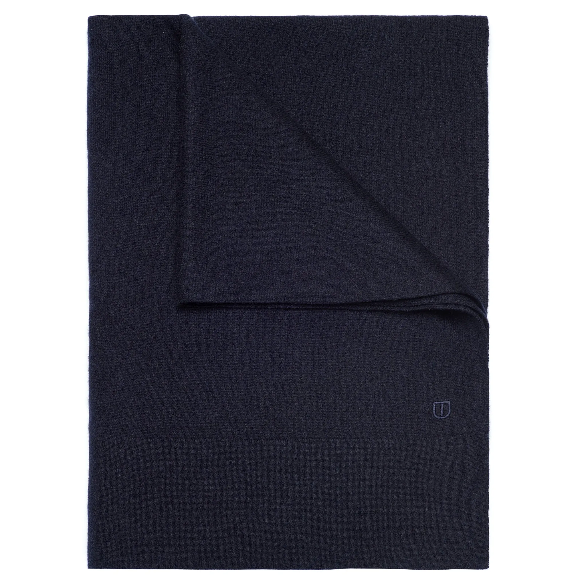 The Uniform Cashmere Oversized Scarf - Navy