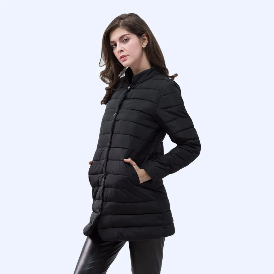 Thin Down Cotton Padded Coat
