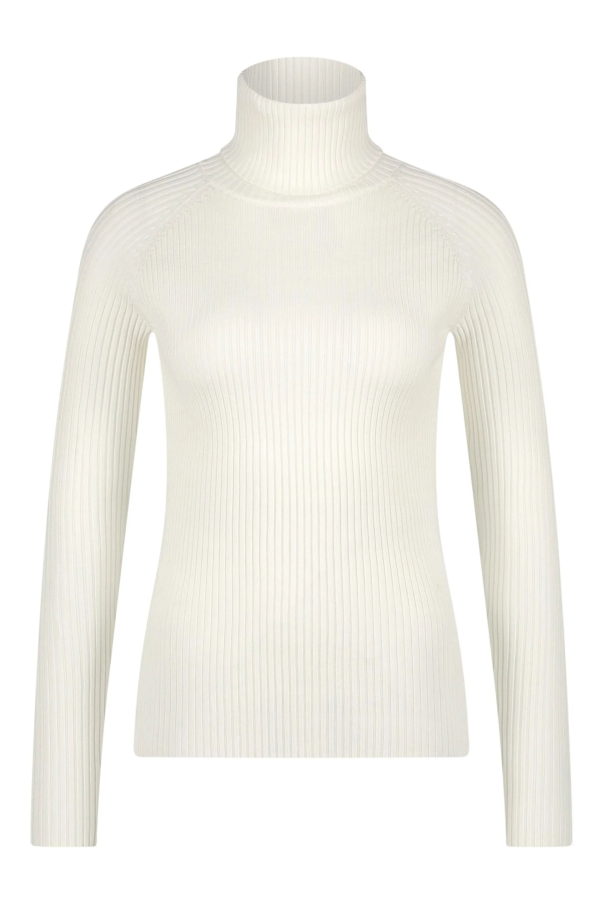 Turtleneck knitwear white