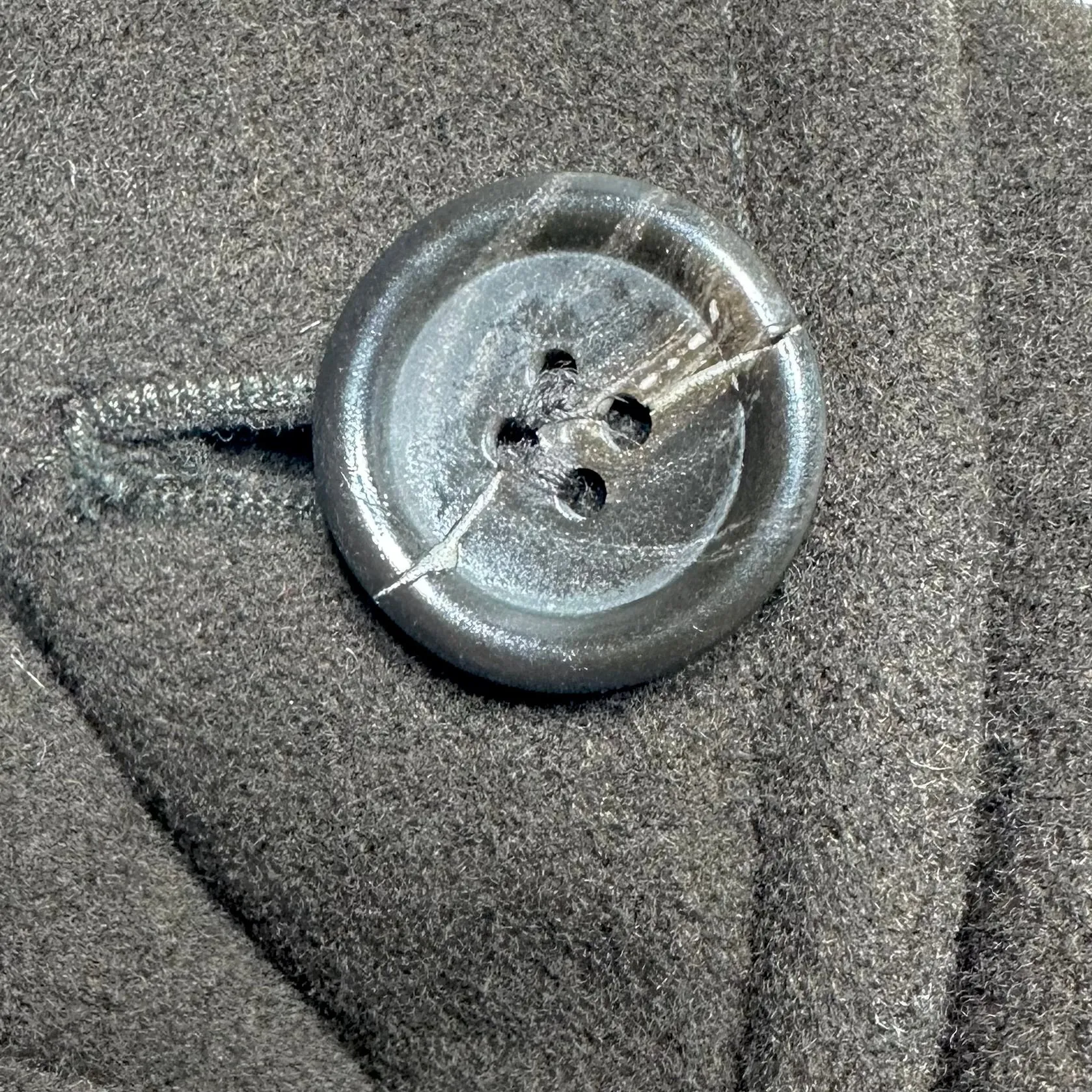 Vintage Single-Breasted Wool Coat