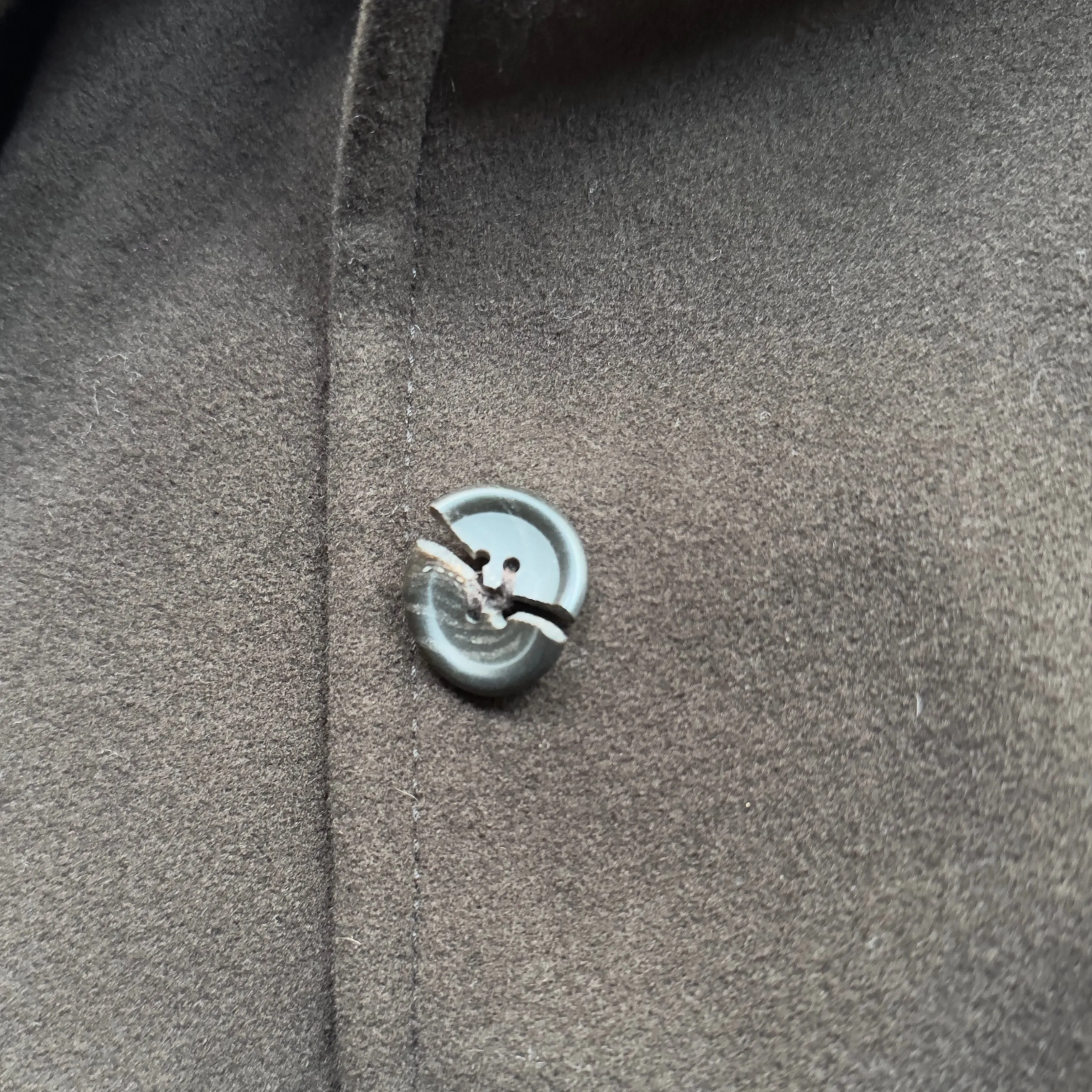 Vintage Single-Breasted Wool Coat