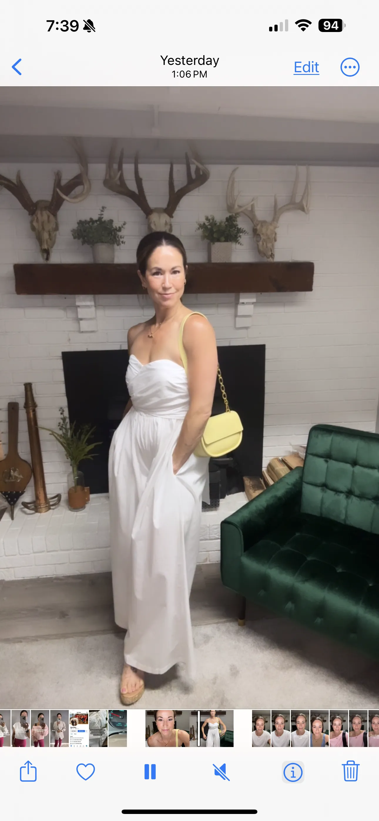 White Wrap Around Wide Leg Jumpsuit