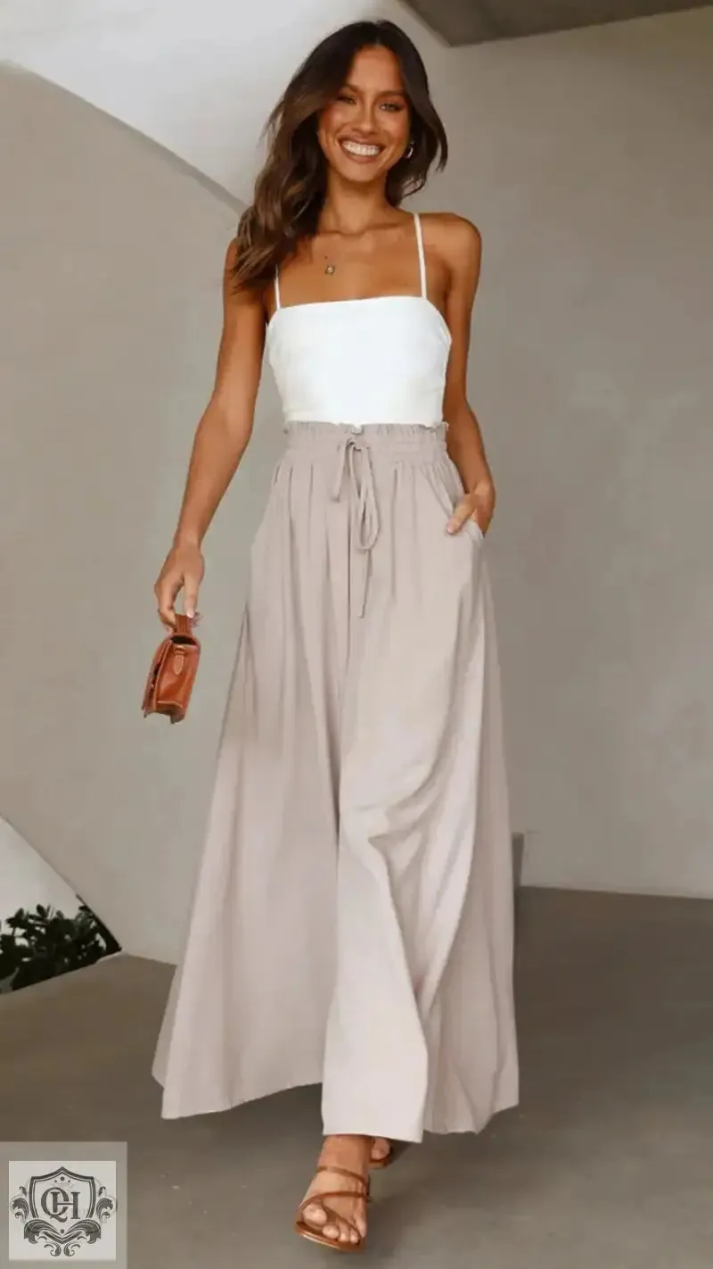 Wide Leg Casual Pants