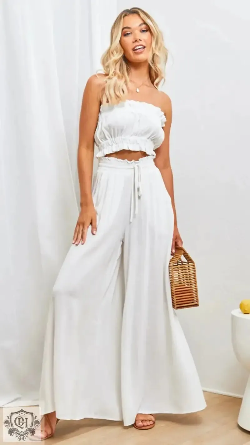 Wide Leg Casual Pants