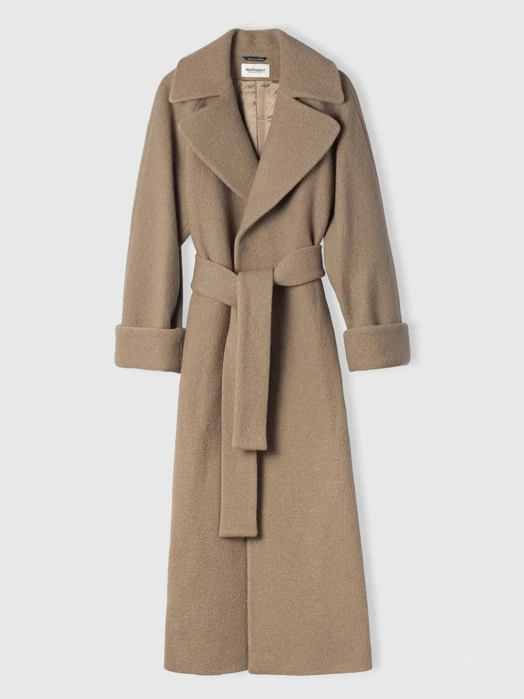 WOOL COAT LONG Beige