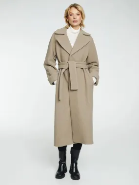 WOOL COAT LONG Beige