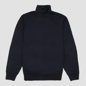 Wool Rollneck Sweater Navy